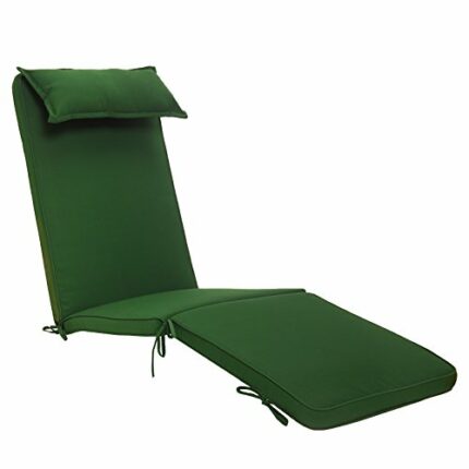 Plant Theatre Luxury Steamer Chair Cushion with Head Pillow