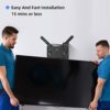 Suptek TV Wall Mount, Swivel Tilt Extend TV Wall Bracket for Most 26-60 inch Curved Monitor and Plasma TVs up to 31.8kg, Adjustable Heavy Duty Wa