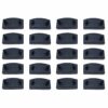 TAODAN 20pcs 57x9mm Plastic Bed Slat Cover Replacement Holders End Caps+Centre Caps for Holding Securing Wooden Slats Bed Base