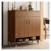 TJLSS Shoe Cabinet Home Entry Door Outside The Home Balcony Foyer Large Capacity Storage Locker Shoe Rack (Color : 3-pack, Size : 100 * 60 * 32cm
