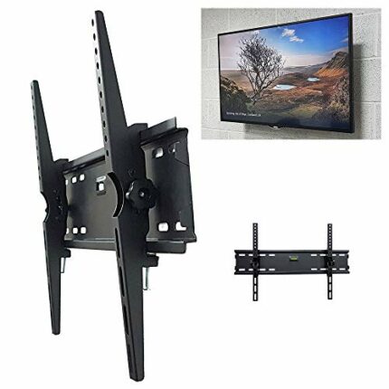 TAHA ® TV Wall Bracket Mount Tilt 32-70 Inch LED OLED TVs MAX VESA 600x400mm..