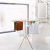 TJLSS High-Grade Wooden Tree Coat Rack Stand, Super Easy Assembly NO Tools Required - Hallway/Entryway Coat Hanger Stand for Clothes, Suits, Acce