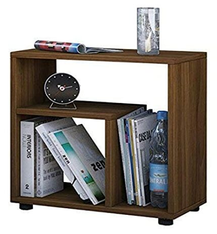 VCM Side Zeito | News Rack, Coffee, Bedside Table, core Walnut, Brown