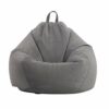 MOVKZACV Bean Bag Chair Lazy Sofa Soft Corduroy Bean Bag Cover (without Filler), Large Lazy Lounger High Back Bean Bag Chair for Adults and Kids