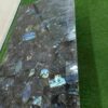 Gifts And Artefacts 30 x 48 Inches Labradorite Stone Resin Art Dining Table Top Rectangle Shape Marble Sofa Center Table for Office Furniture Dec