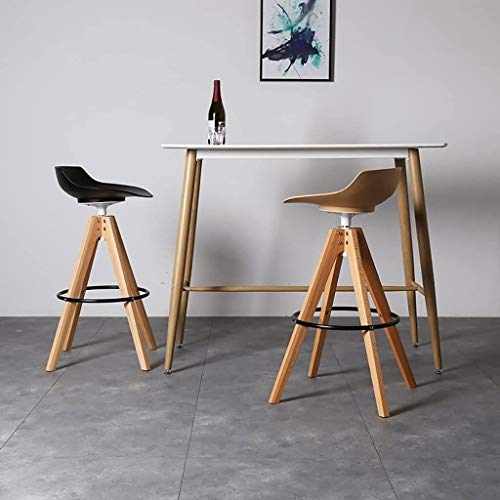 SDFGH Nordic Light Luxury bar Chair Simple net red bar Stool Front Desk Cafe Restaurant Leisure Back high Stool (Color : 3-Pack)