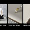 Kitchen Dining Room Furniture Chairs Kitchen Dining Chairs Set Of 4 Modern Microfiber Leather High Back Soft Seat Living Room Chairs Side Chair w