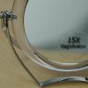 Fantasia Travel Standing Mirror Acrylic with Metal Handle Collapsible with 15x Magnification Diameter 10 cm Height 12 cm