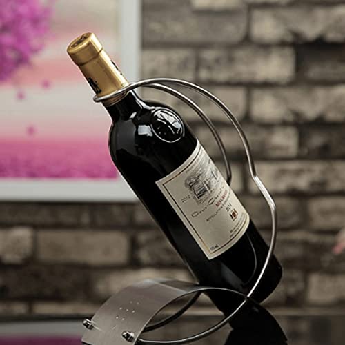 Yalych Home Kitchen Wine Racks Creative Wine Rack,Stainless Steel Bar Counter Wine Holder, Foreign Wine Racks, Wine Bottle Holders, Simple Home D