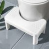 Squatting Toilet Footstool, 7" High Toilet Stool, Bathroom Stool, Non-Slip Auxiliary Toilet Step Stool for Kids and Seniors
