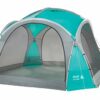Coleman Unisex_Adult Event Dome Pavillon stabiles Partyzelt mit Stahlgestäng Sonnenschutz SPF 50 plus Gazebo, Blue, XL - 4,5 x 4,5 m