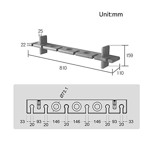 PIBM Stylish Simplicity Wine Shelf Wall-Mounted Wine Rack Partition Rack
