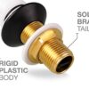 1/2" Toilet Fill Valve WRAS Approved Cistern Fill Valve Adjustable Toilet Inlet Valve Bottom Entry Brass Thread 5 Year Guarantee