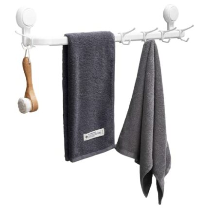 Bestow Towel rail, Powerful Vacuum Suction Towel rail, Towel holder, Removable Towel rails, Towel rack, Bathroom towel rail, kitchen rail, Towel