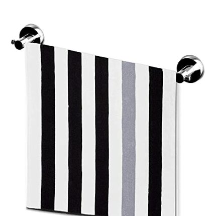 Blue Canyon Gecko Towel Rail, Shower Caddy with Quick Lock vacuum Suction Cup, No Drill and No Screws Required, Removable, Reusable and Repositio