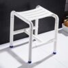 taimowei Bath Stools Shower Seat Stool, Anti-Slip Stainless Steel for Elderly Disabled Toilet Chair,Household Goods