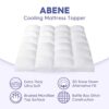 ABENE Queen Mattress Topper for Back Pain Relief, Extra Thick Mattress Pad Pillowtop, Soft Mattress Protector Cover with 8"-21" Deep Pocket, Over