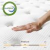 Vesgantti 4FT Small Double Mattress, 11 Inch Pocket Sprung Mattress Small Double with Breathable Foam and Individually Pocket Spring - Medium, Lu