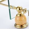 Glass Shelf Wall-mounted Bathroom Shower Room Towel Rack Convenient and Practical Single-layer Kitchen Storage Rack