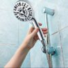 High Pressure Shower Head with Handheld, 8 Spray Settings + 2 Power Jet Modes Shower Heads, 5.04" Detachable Showerhead Set with Stainless Steel