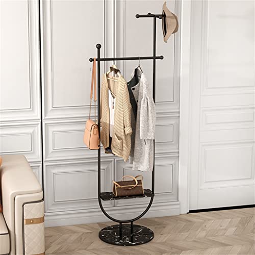 N/A Coat Rack Bedroom Hotel Floor Hanger Creative Bathroom Furniture Coat Rack (Color : D, Size : As the picture shows)