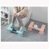 HLONGG Squatting Toilet Stool, Wood Bathroom Step Stool Squat with Anti Slip Layer, Adults And Elders, Potty Training for Adult, Portable, Sturdy