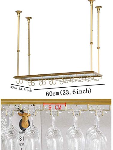 MiroDo Hanging Wine Holder/Wall Mounted Wine Bottle Rack/Wall-Mounted Wine Rack/Floating Wine Shelf/Wall Mount Bottle Holder Glass Rack/Storage f