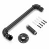Sumnacon Industrial Pipe Towel Rail Holder, Wall Mount Towel Hanger Bar Hanging Holder Kitchen Bathroom Rustic Decor Towel Rack