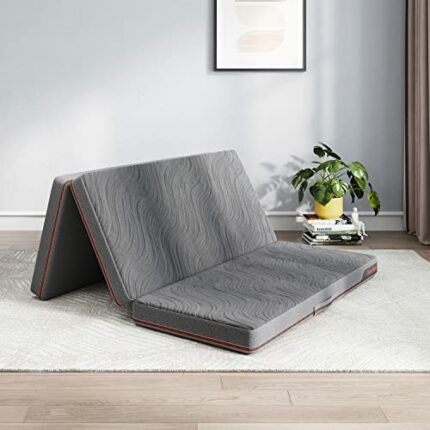 Sweetnight Mattress, Foam, Grey, 120cm x 200cm