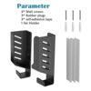 sciuU Universal Wall Mount for Routers/TV Box/Laptop/Network Switches/Modems, compatible with TP-Link, Mi Box, Apple TV, Sky Q, etc.. Holder Stan