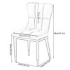 dining chair Kitchen Dining Room Furniture Chairs Kitchen Dining Chairs Set Of 2, Modern Living Room Side Chairs with PU Cushion Seat Back and Me