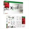 Barkan 102cm Long TV Wall Mount, 13-83 inch Full Motion Articulating - 4 Movement Flat/Curved Screen Bracket, Holds up to 50kg, Extremely Extenda
