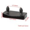 Bed Caps Holders 55mm Plastic Bed Slat Caps Replacement for Holding Bed Black Pack of 50