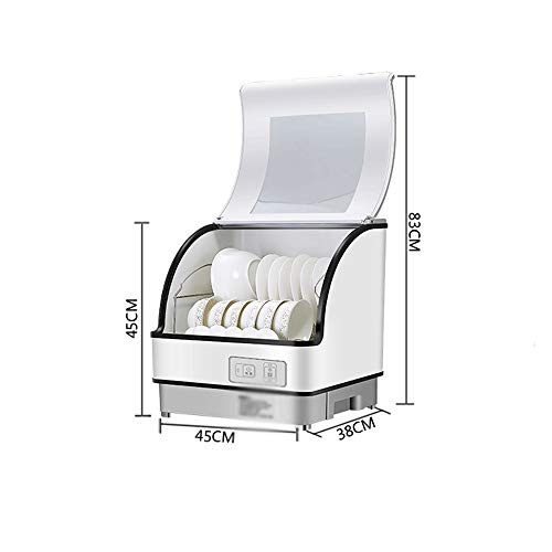 KKYKP Kitchen Small Portable Dishwashers Mini Tabletop Automatic Dishwasher and Dryer