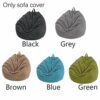 MOVKZACV Bean Bag Chair Lazy Sofa Soft Corduroy Bean Bag Cover (without Filler), Large Lazy Lounger High Back Bean Bag Chair for Adults and Kids