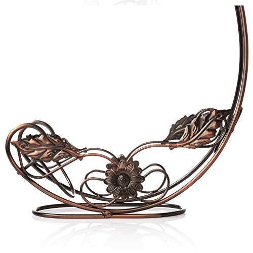 AFLHYJK Copper Wine Rack Hanging Wine Glass Holder Bar Stand Bracket Display Stand Bracket Decoration