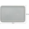 COM-FOUR® 2x Shoe drip tray - Shoe rack with drainage channel - Shoe mat with raised edge - Shoe tray in grey (2 pieces - gray 60x40cm)
