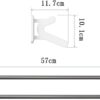 Bathroom, Stainless Steel Double Pole Towel Holder, Wall Mounted Towel Rack, Durable Bathroom Towel Rail Bar Modern Minimalist Creative Towel Rac