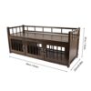 Gugxiom Cabinet Tea Utensils Display Living Room Storage Wooden, 60 * 23 * 27cm Tea Set Storage Shelf with Door Display Shelf, Storage Bookshelf,