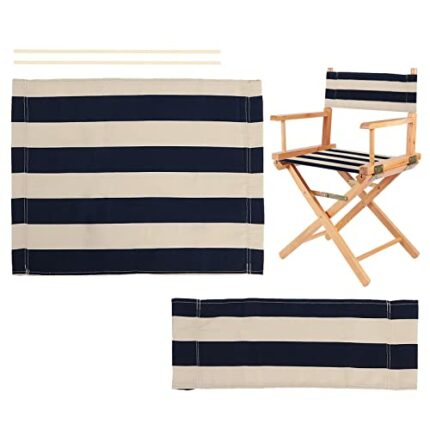 Wowlela Durable Replacement Seat Cover for Directors Chair Water Resistant & Easy Clean Fabric