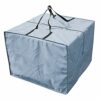 Yontree Large Garden Cushion Storage Bag,Protective Waterproof Covers Carrying Bag for Outdoor Furniture,81 x 81 x 61 cm(Black)