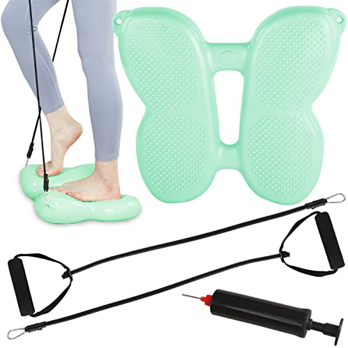 Mini Air Stepper Fitness Stair Stepper Household Inflatable Balance Trainer Multi Function Balance Stepper for Gym Office Home