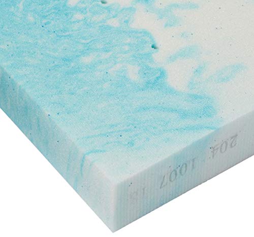 Linenspa Gel Swirl Memory Foam Topper, Queen