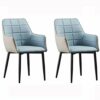 dining chair Kitchen Dining Room Furniture Chairs Dining Chairs Set Of 2 Living Room Armchair Water Proof PU Leather Kitchen Chair With Metal Leg