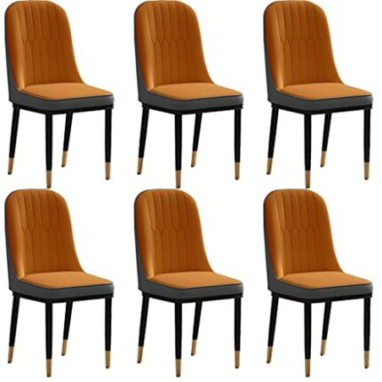 Kitchen Dining Room Furniture Chairs Kitchen Dining Chair for Living Room Bedroom Computer Chair Modern Simplicity Backrest Chair Leather Office