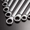 Ratchet Spanner Set Combination Wrench 12 Piece - Metric Sizes from 8mm to 19mm with Roll Bag, Perfect for Home, Bike, and Car Repairs
