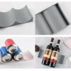 Hanshin Wine Rack Kitchen Storage Bottle Holder Practical Anti Slip Fridge Shelf Champagne Countertops Space Saving European Style Can Durable Ja