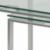 AC Design Furniture, Nest Table, Silver, 50 x 50 x 55 cm