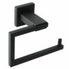 Sayayo Black Towel Rail Hand Towel Holder Towel Ring Wall Mounted for Bathroom Kitchen, SUS304 Stainless Steel Modern Square Design, EGK8009-B