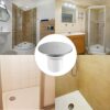 Shower Drain Cover Replacement，SKmoon Shower Drain Cover for 115mm Chrome Top Cover for 90mm Drain Outlet, Easy Fit Chrome Finish Fast Flow Hair
